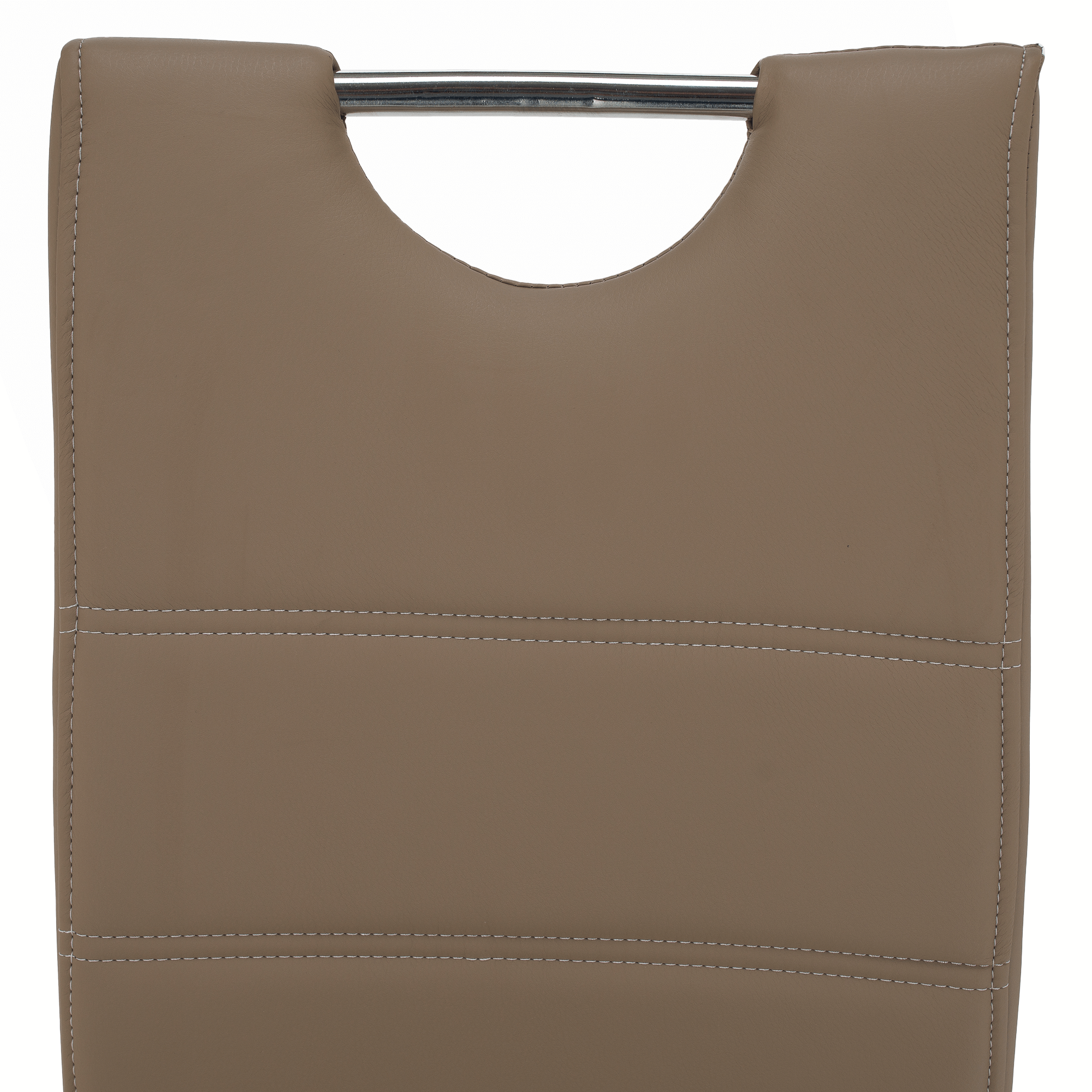 Scaun de bucătărie, cappuccino/cusătura deschisă, ABIRA NEW - imagine 2
