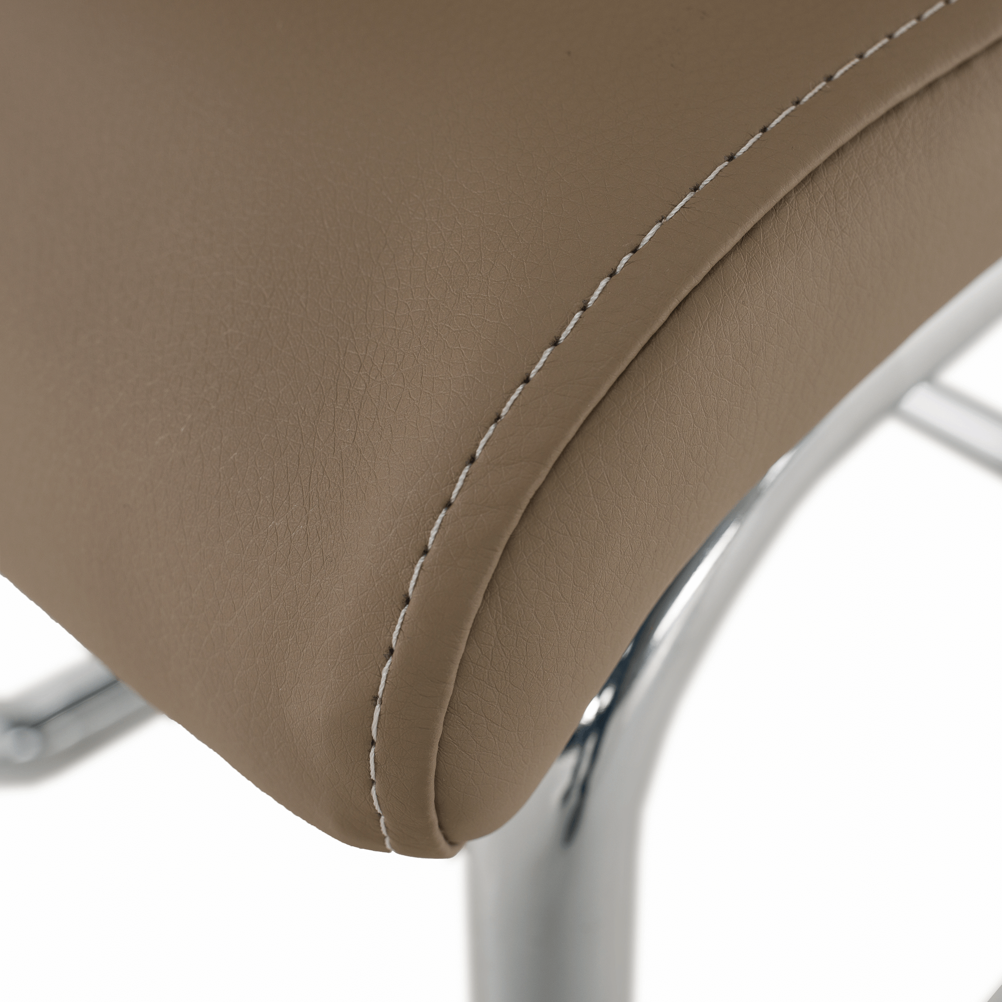 Scaun de bucătărie, cappuccino/cusătura deschisă, ABIRA NEW - imagine 5