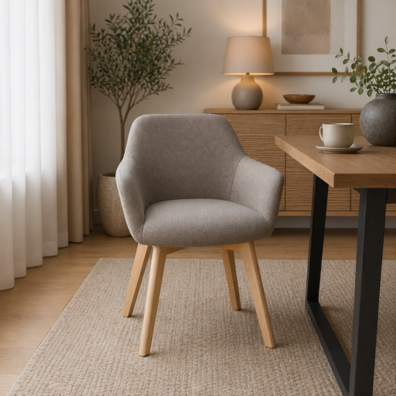 Fotoliu de design, maro/fag, CLORIN NEW