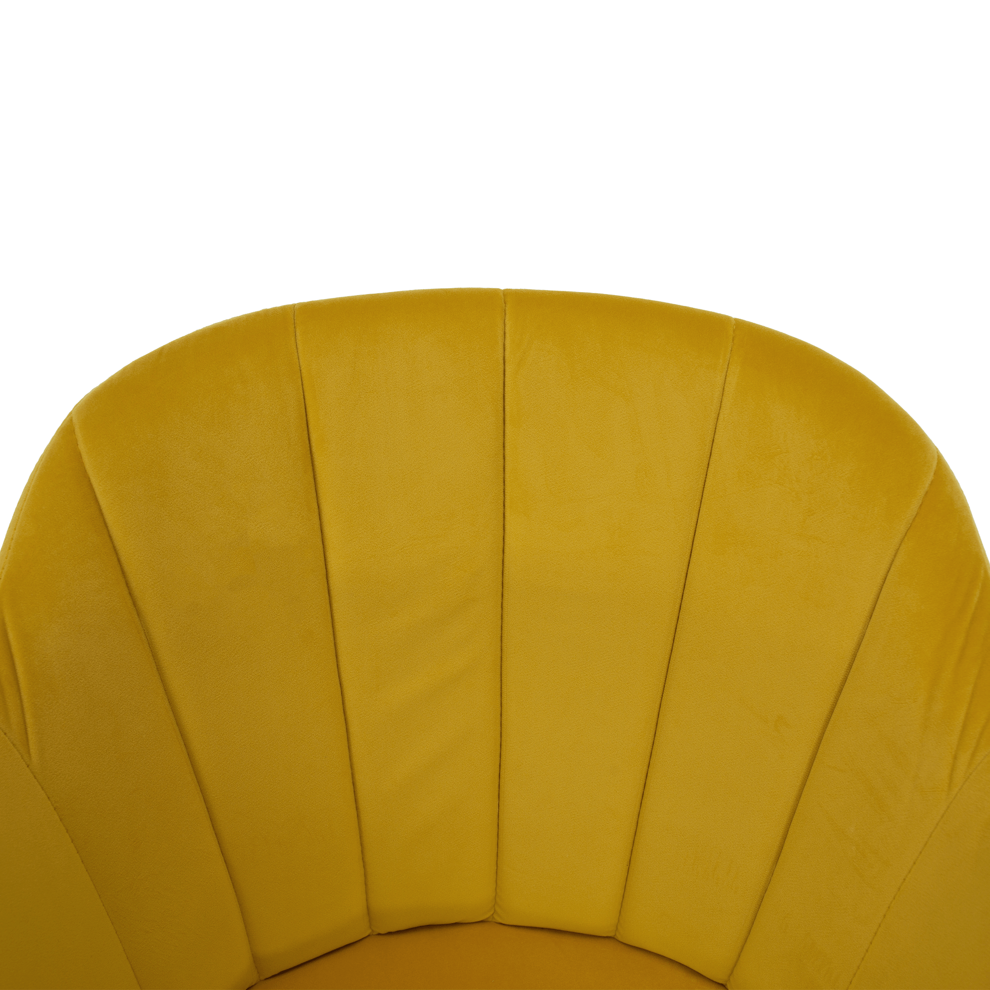 Fotoliu rotativ, textil Velvet, galben/fag, DALIO - imagine 6