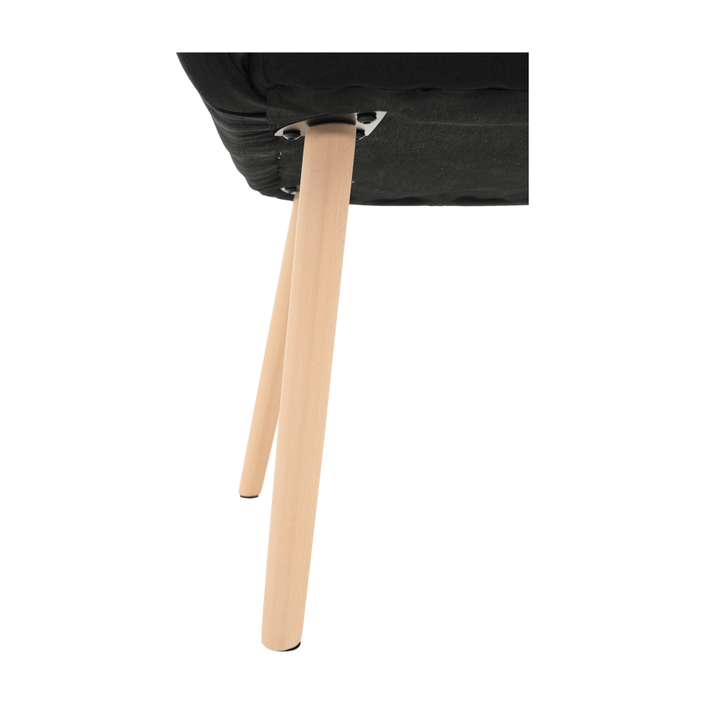 Fotoliu, negru/fag, EKIN - imagine 4