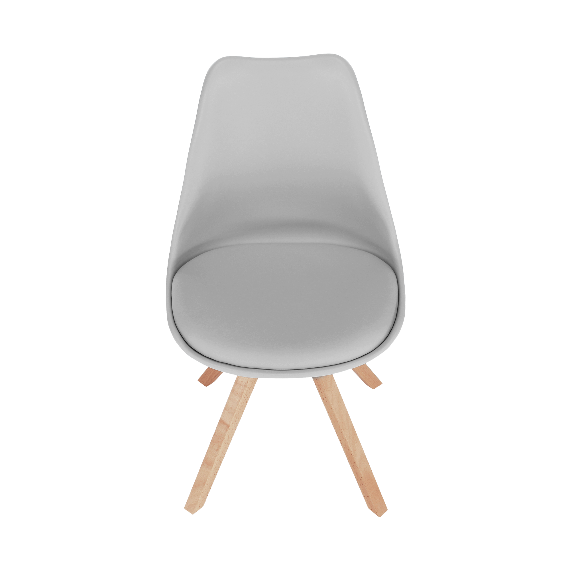 Scaun pivotant elegant, gri deschis, ETOSA - imagine 2