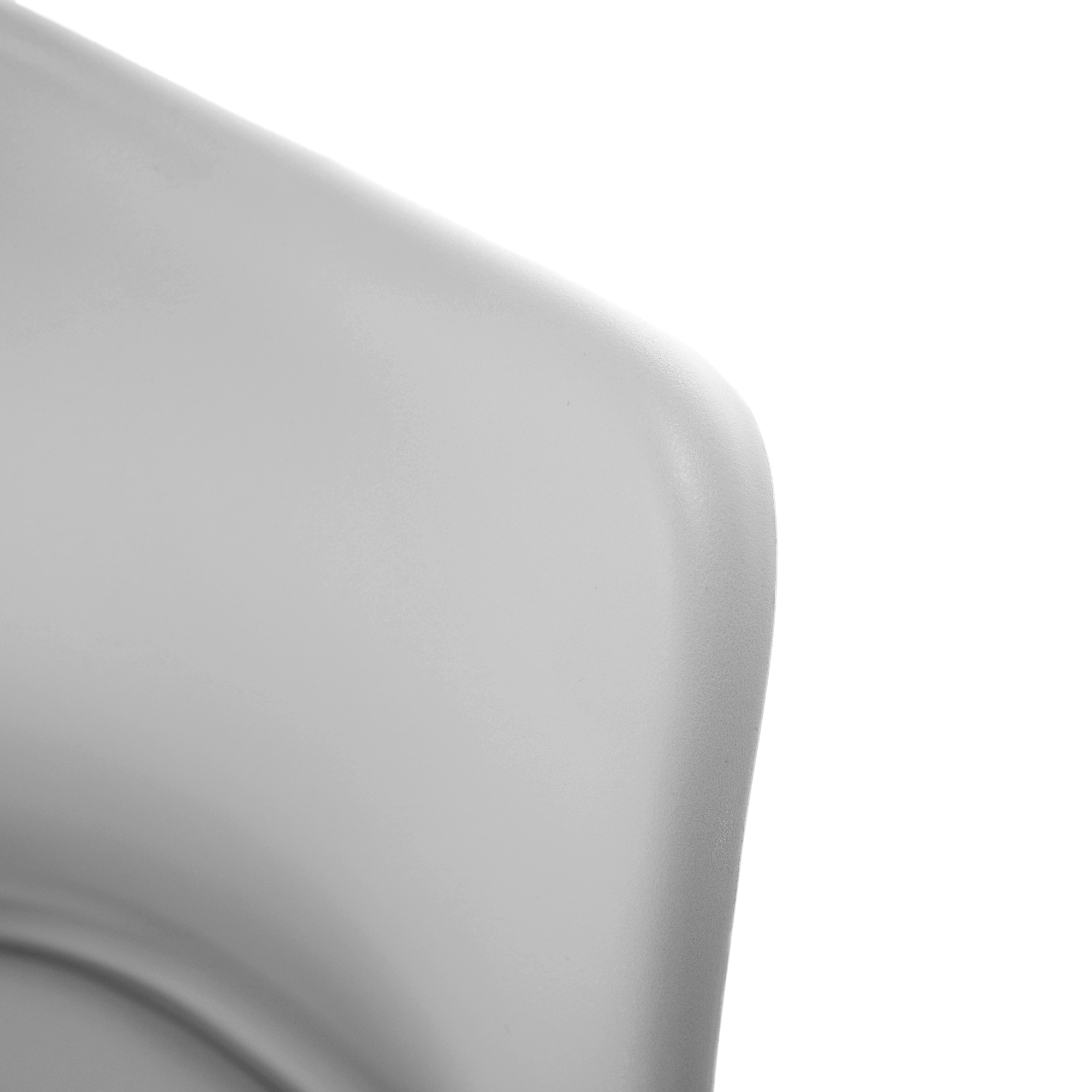 Scaun pivotant elegant, gri deschis, ETOSA - imagine 4