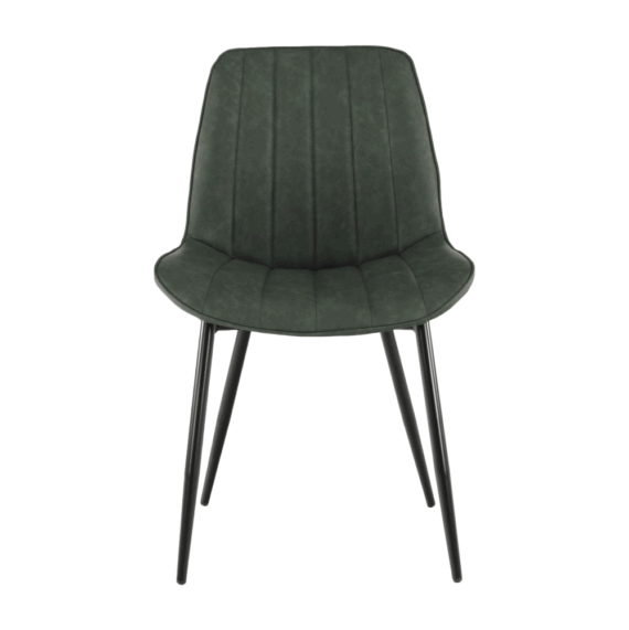Scaun, verde/negru, HAZAL