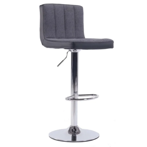 Scaun bar, gri/negru, HILDA
