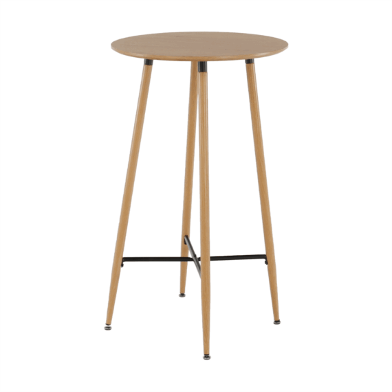 Masă de bar, stejar, diametru 60 cm, IMAM