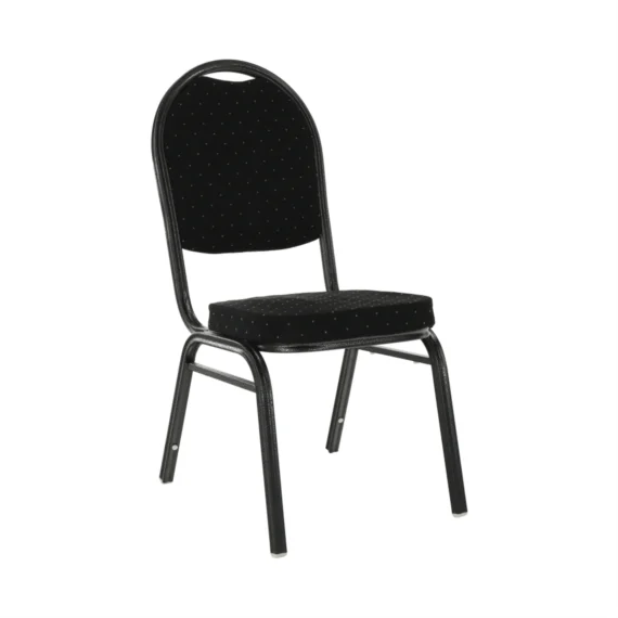 Scaun, ţesătură neagră/cadru gri, JEFF 2  NEW