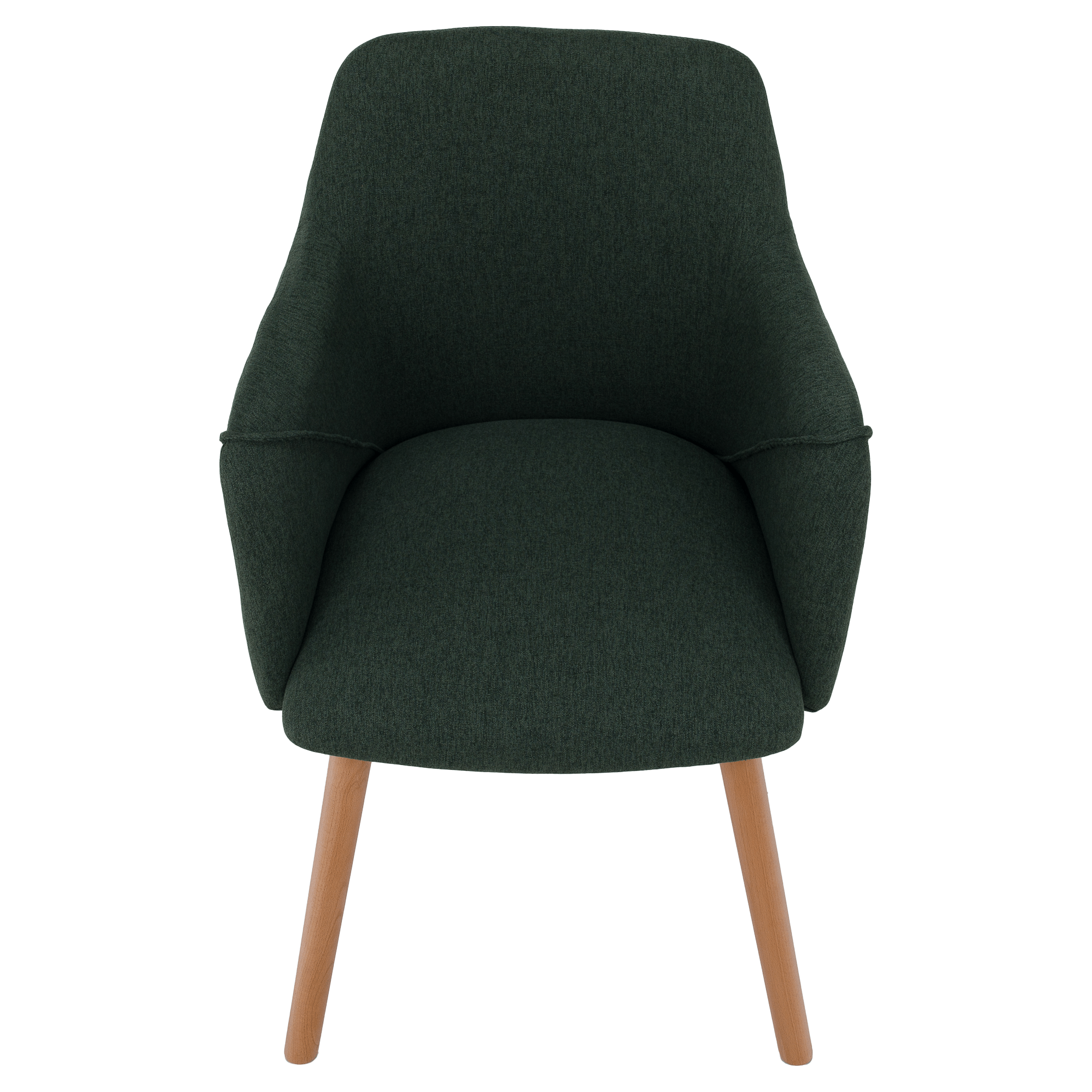Fotoliu design, verde / fag, PETRUS - imagine 2