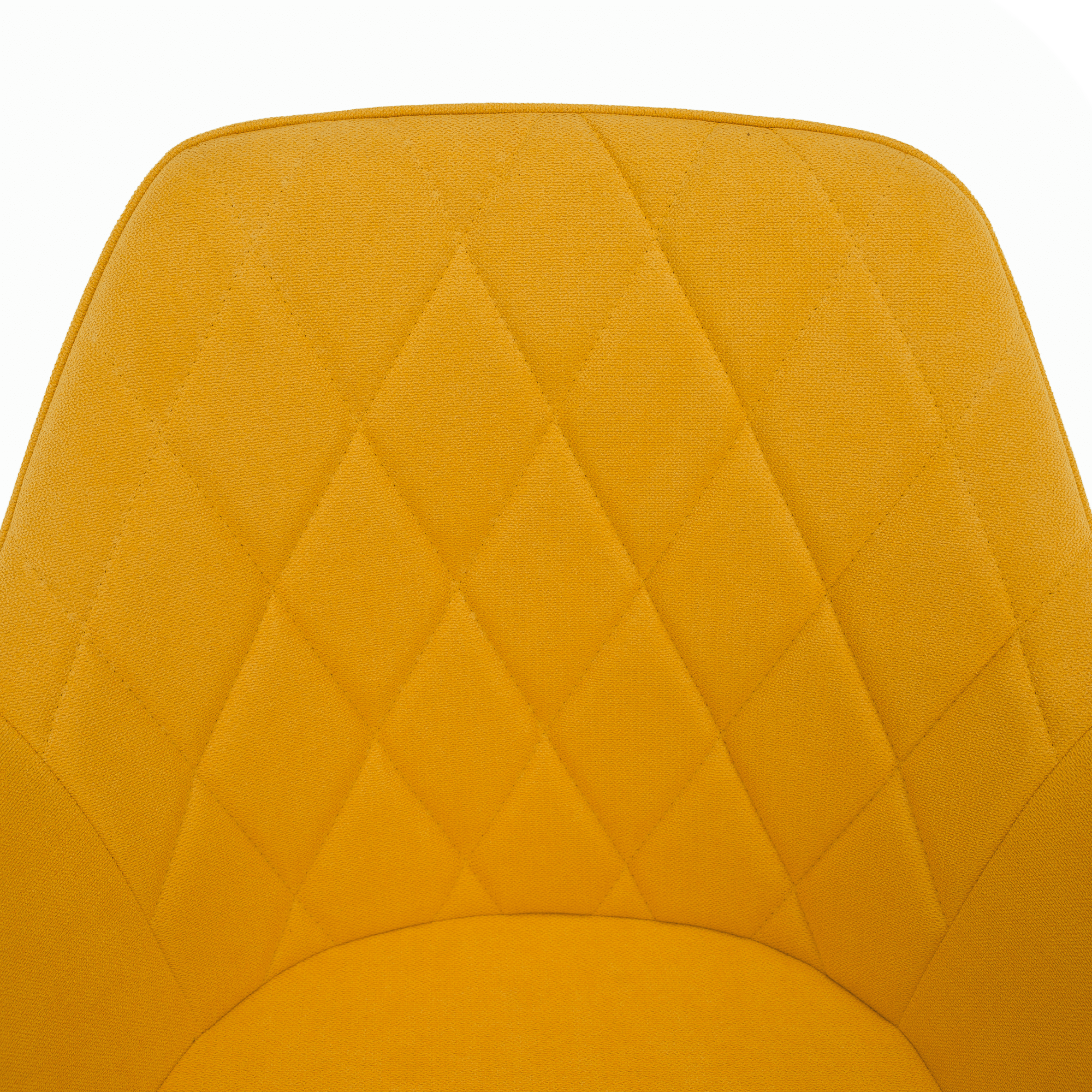 Scaun de birou, material galben/alb, SANTY - imagine 6