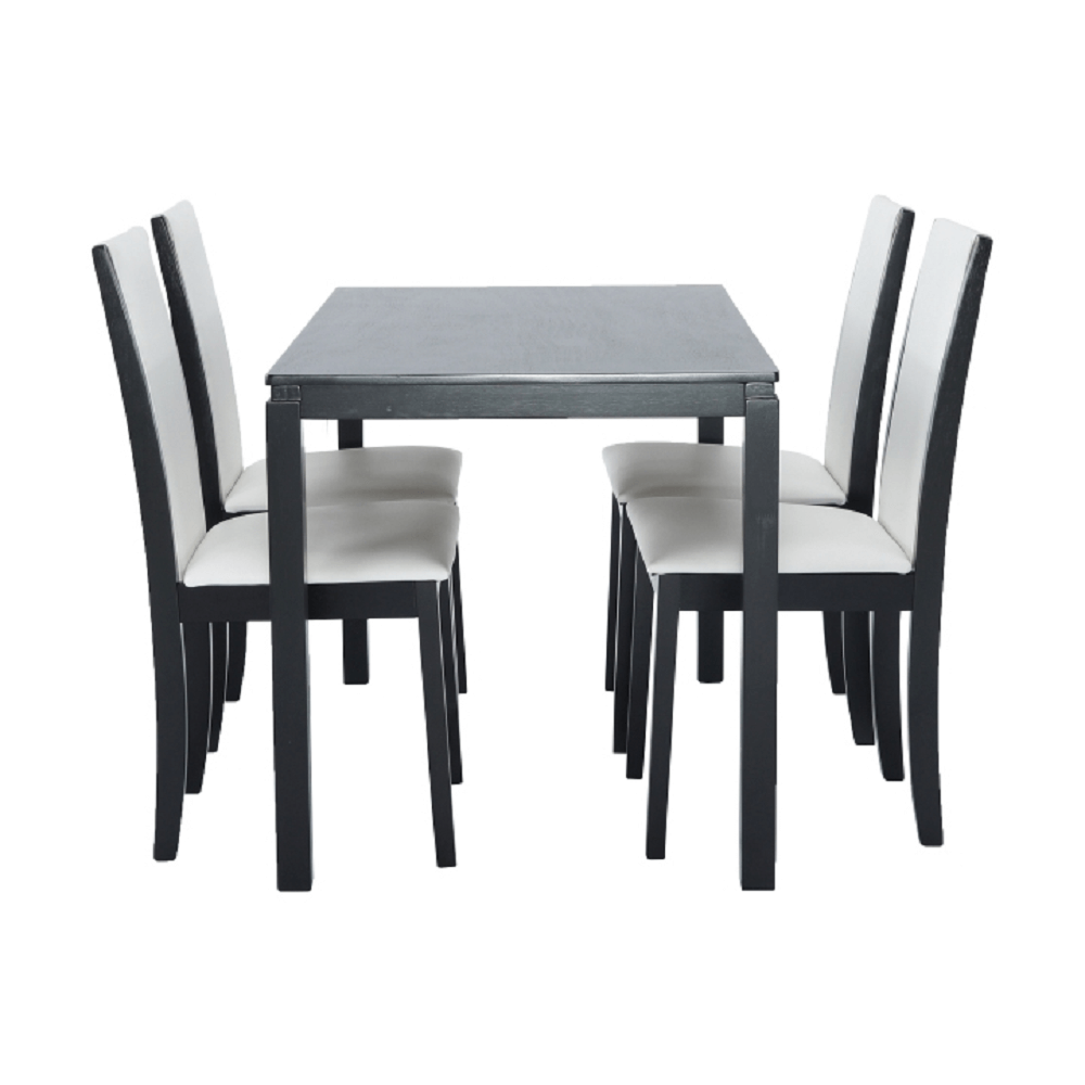 Set cină, wenge/piele eco, VENIS NEW 1+4 - imagine 2