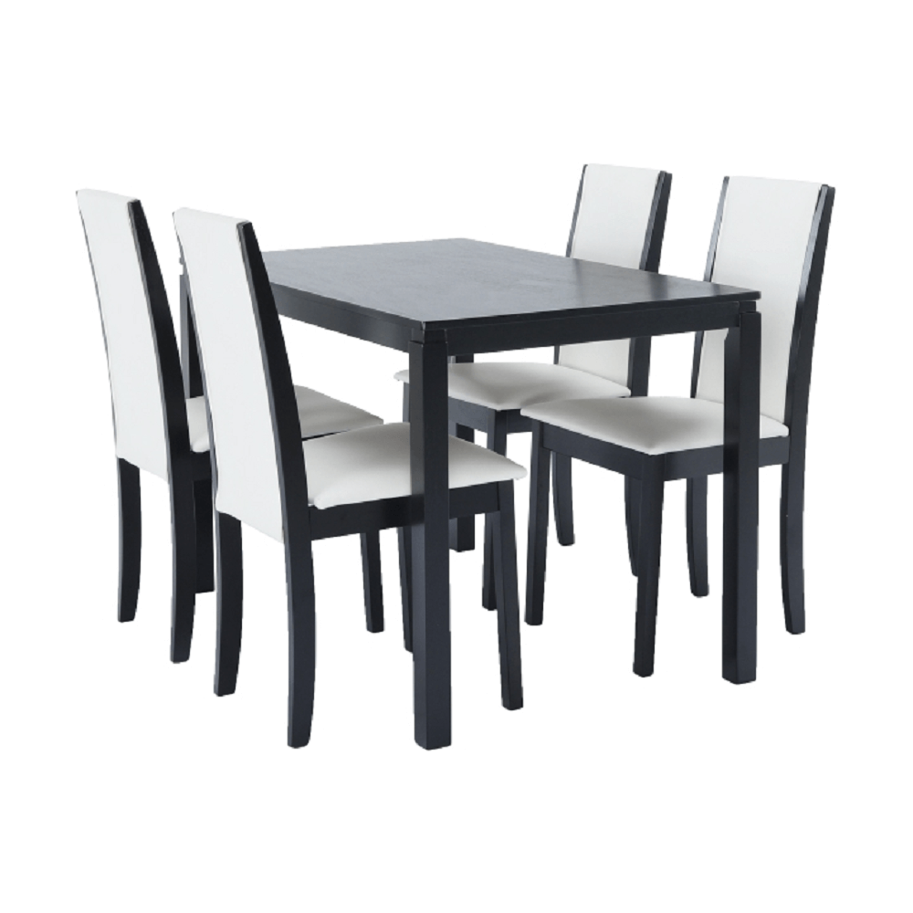 Set cină, wenge/piele eco, VENIS NEW 1+4 - imagine 3