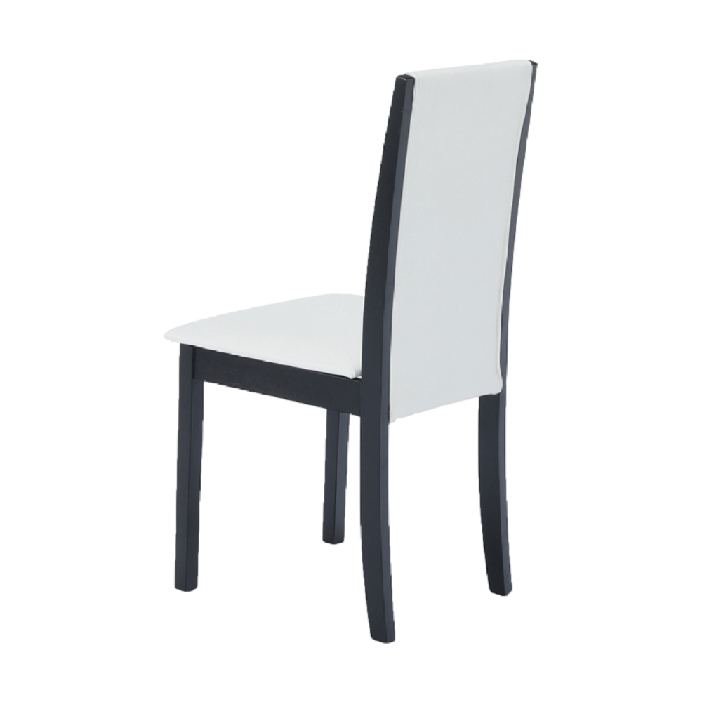 Scaun, wenge/piele eco alb, VENIS NEW - imagine 6