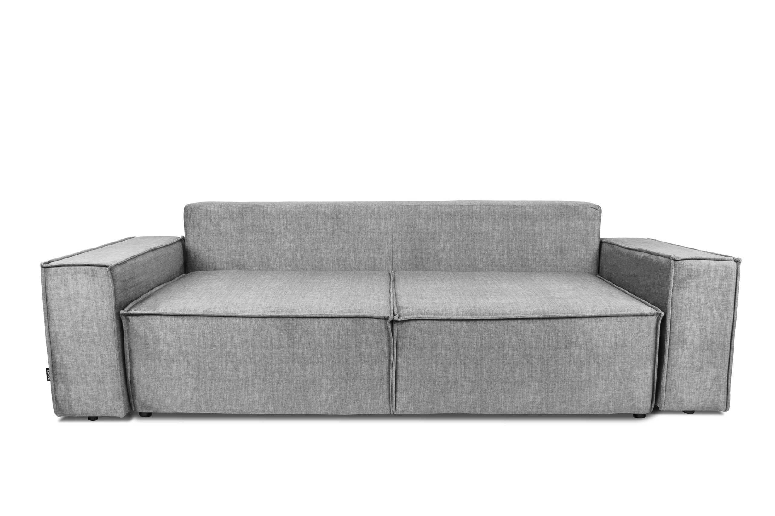 Canapea Flabio extensibilă - gri catifea - imagine 5