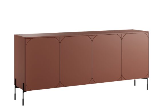 Comodă Sonatia 200 cm - burgundy
