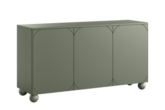 Comodă Sonatia II 150 cm cu două sertare ascunse - olive