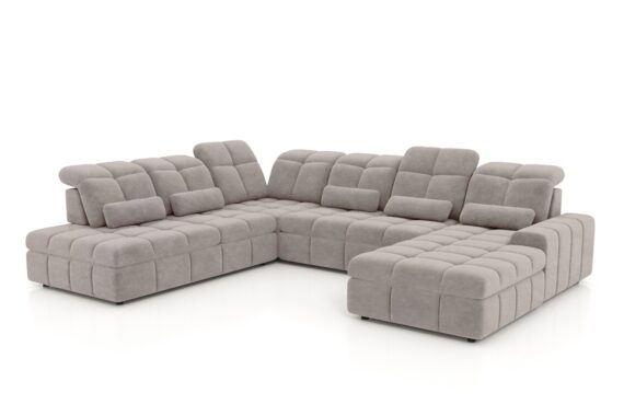 Corner With Power Operated Seat And Sleeping Function Magnelio U II / Zoya 02 / Left Side