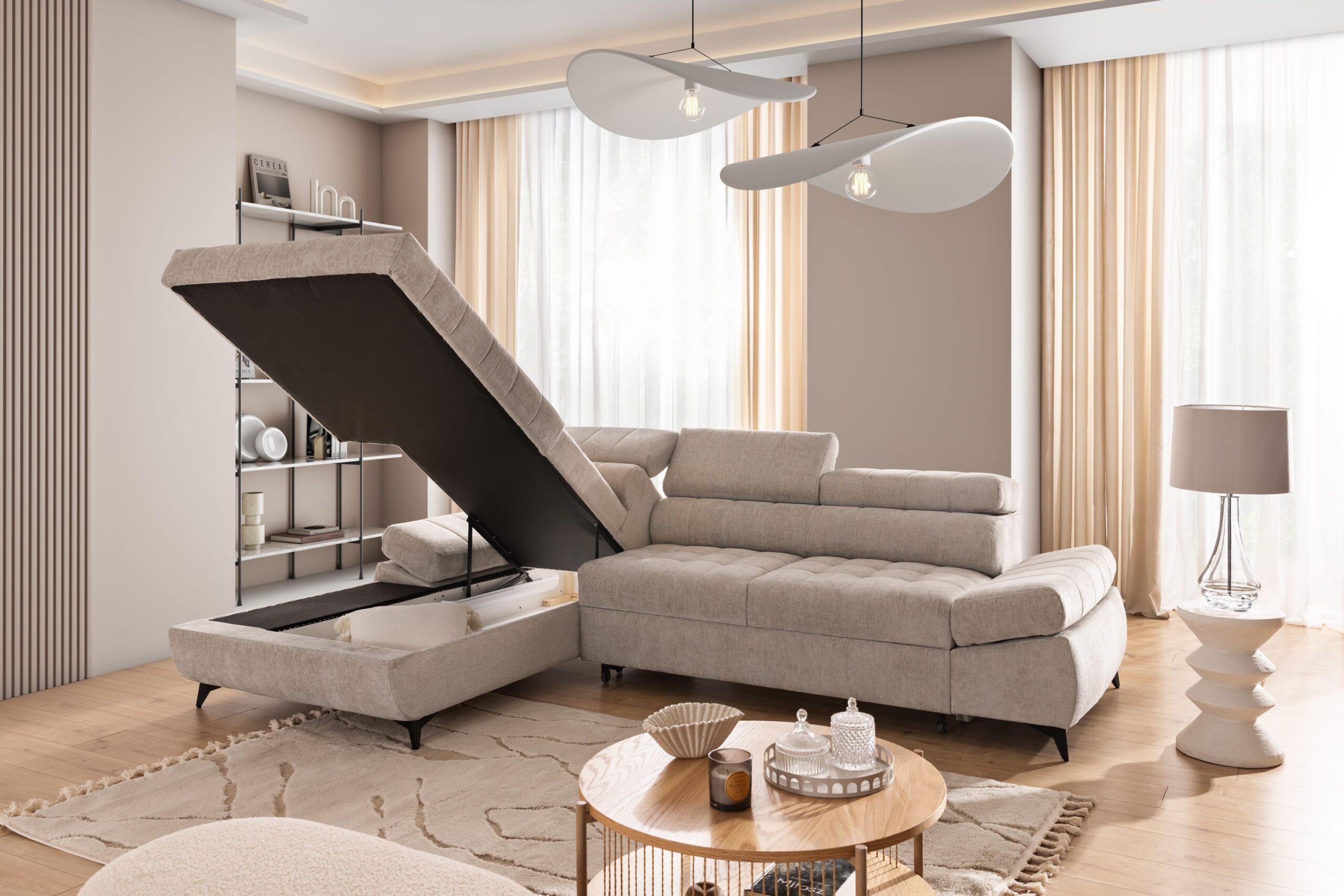Colțar Valoris Mini extensibil - imagine 5