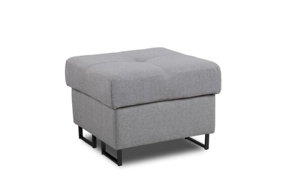 Puffe With Storage Annabelle Mini / Black Legs