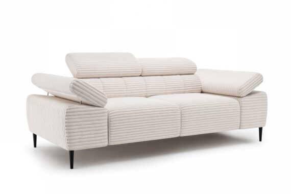 Sofa With Power Operated Seat Taloria II / Tilia 01 / Black Legs