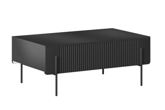 Coffee Table Malmi - Black / Black Legs