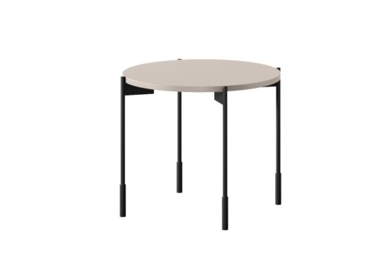 Masă de cafea rotundă Sonatia 60 - cașmir