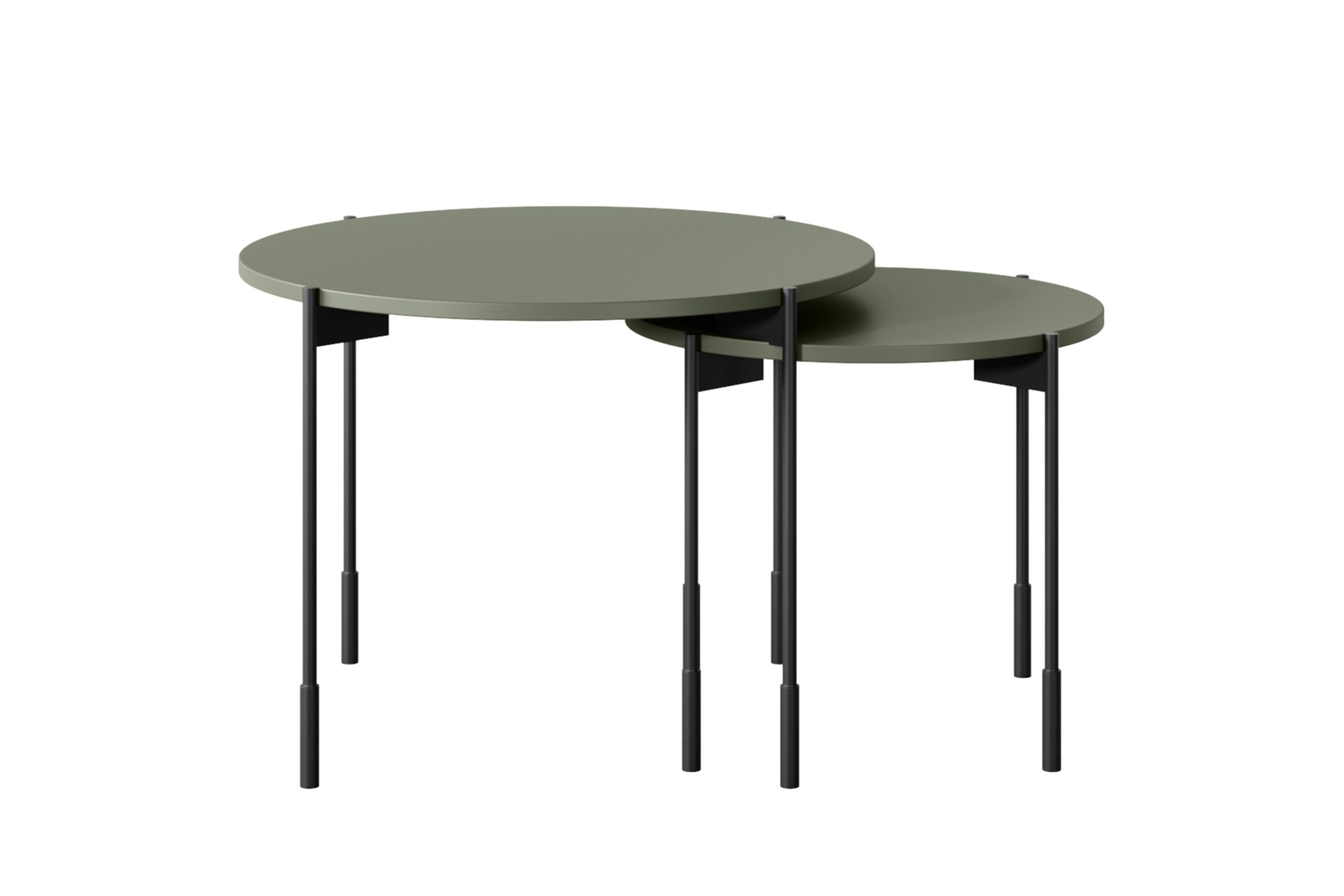 Măsuță de cafea rotundă Sonatia 60 - olive - imagine 5
