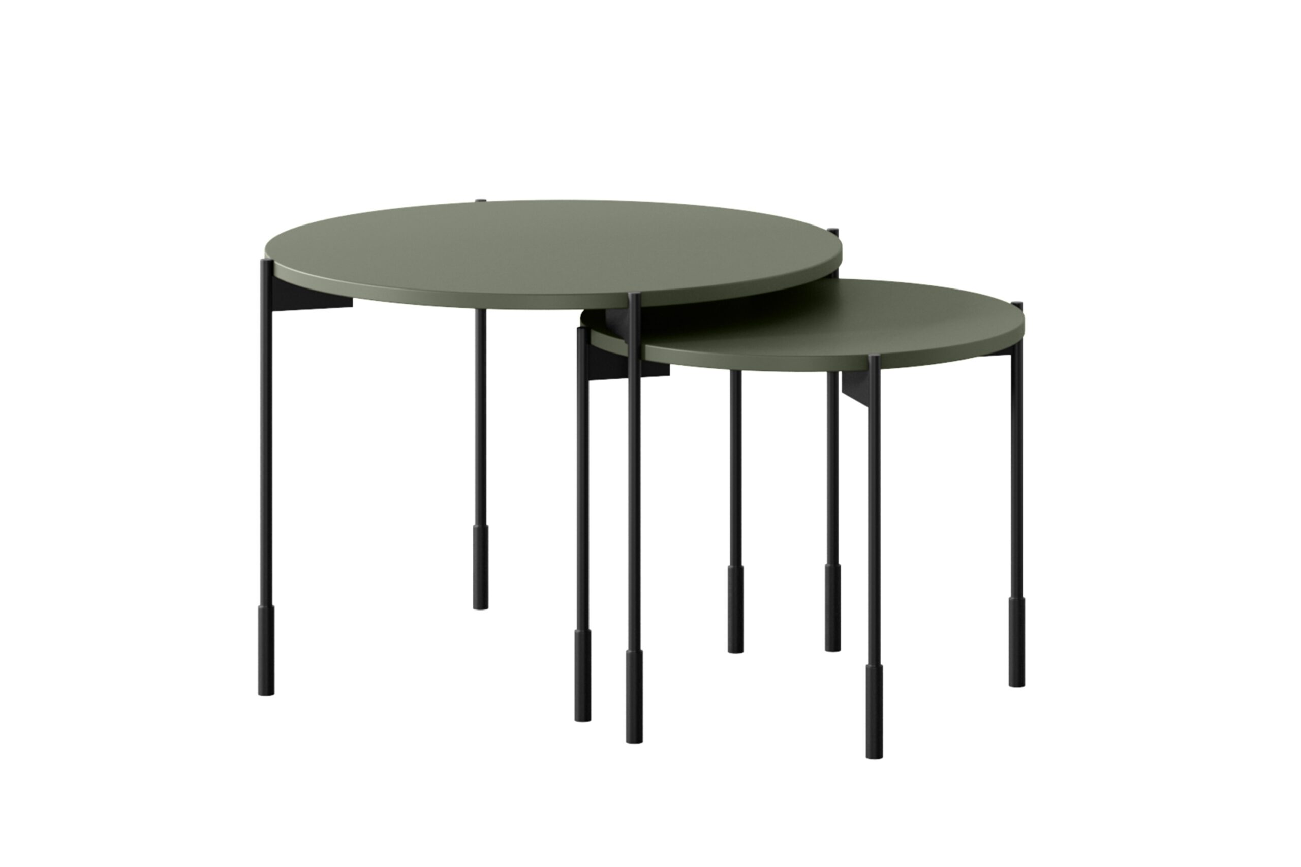 Măsuță de cafea rotundă Sonatia 60 - olive - imagine 6