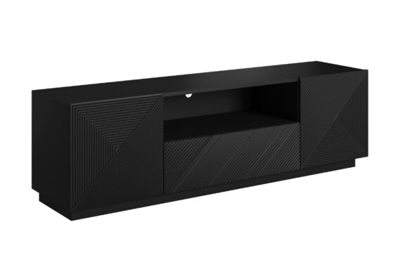 Comodă TV Asha 167 cm - negru mat