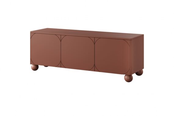 Comodă TV Sonatia II 150 cm cu sertar ascuns - burgundy