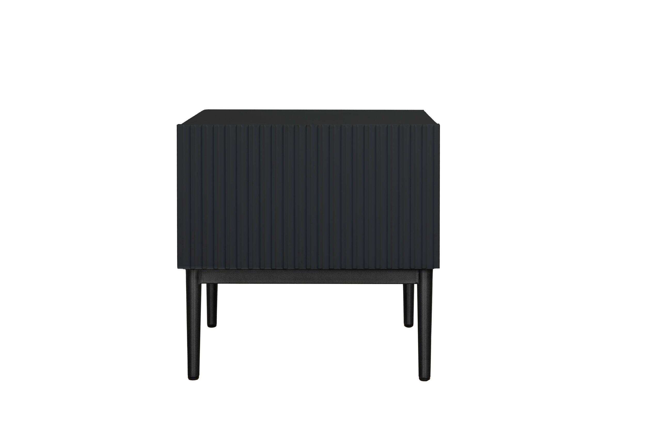 Set de noptiere Nicole 2 buc. - negru mat / picioare negre - imagine 5