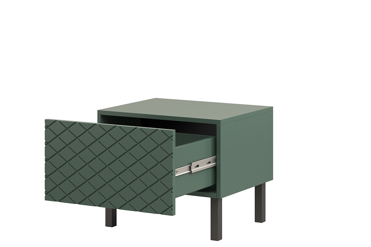 Set de noptiere Scalia II 50 1S 2 buc. - labrador mat / picioare negre - imagine 11