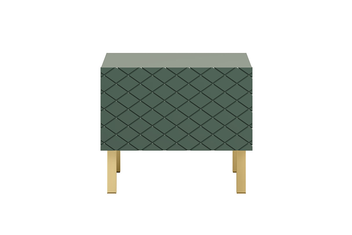 Set de noptiere Scalia II 50 1S 2 buc. - labrador mat / picioare aurii - imagine 9