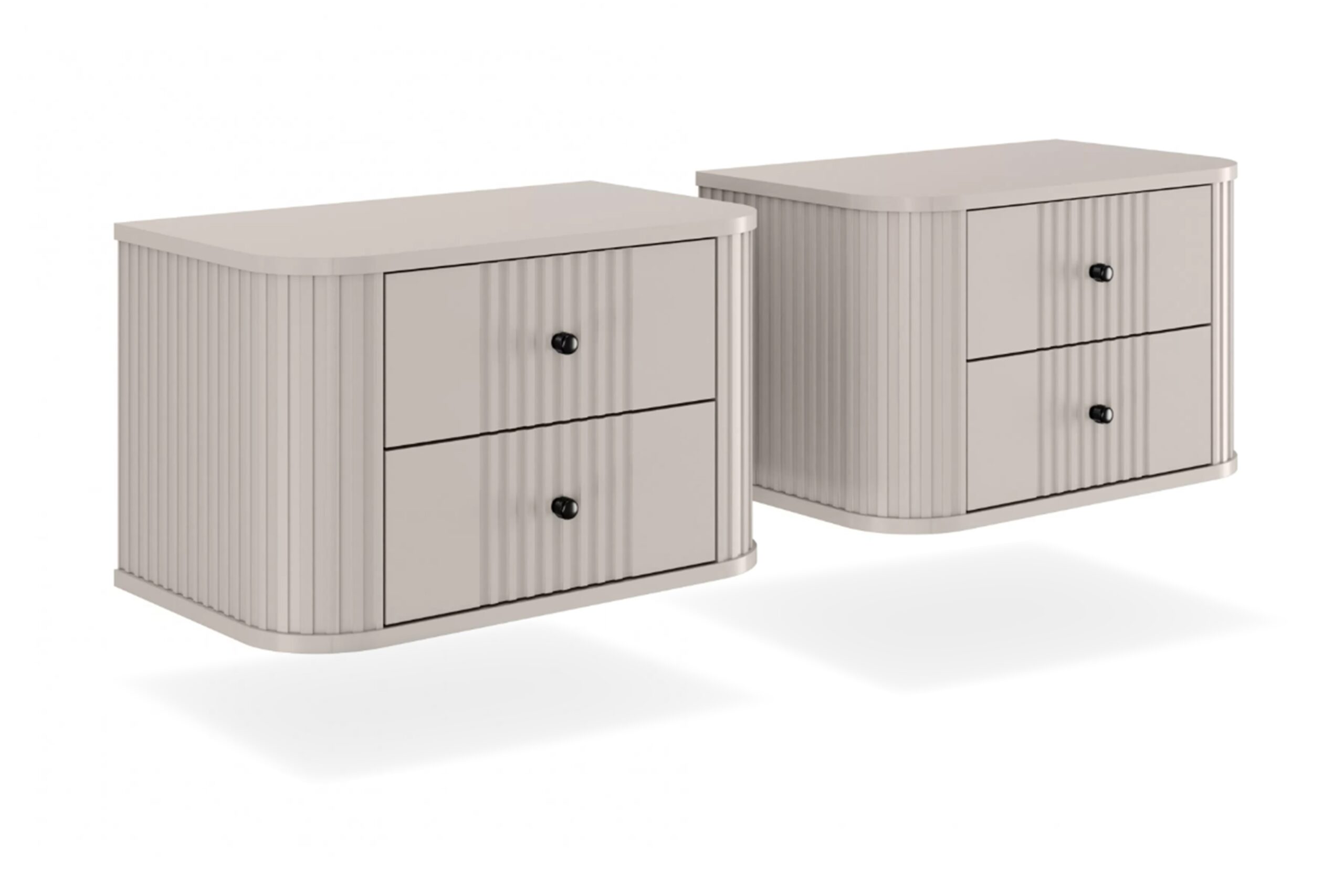 Set noptiere Vesper 56 cm de perete - cașmir / mânere aurii